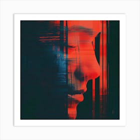 Face Of A Woman 10 Art Print