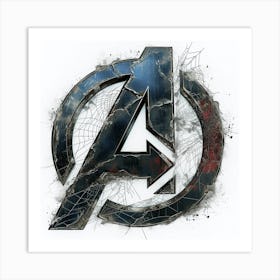 Avengers Logo Art Print