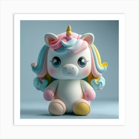 Unicorn 3d Print 4 Art Print