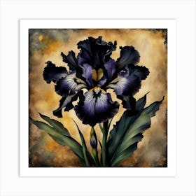 Purple Iris Art Print