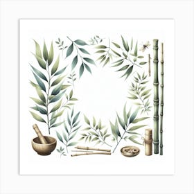 Bamboo 7 Art Print