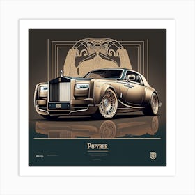 Rolls Royce Phantom 1 Art Print