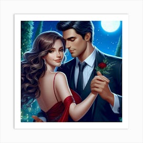 Love Story 1 Art Print