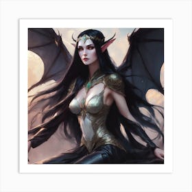 Elven Beauty Art Print