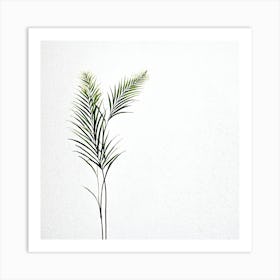 plant minimalist 11 Art Print