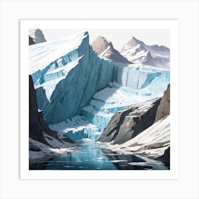 Iceberg 4 Art Print