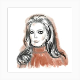 Catherine Deneuve Art Print