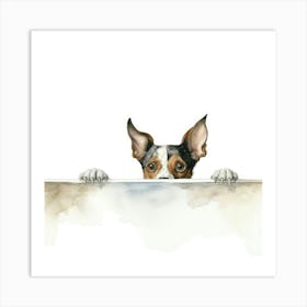 Toy Fox Terrier Dog Art Print