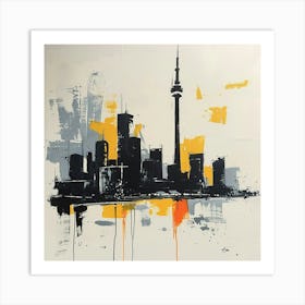 Toronto Skyline Art Print