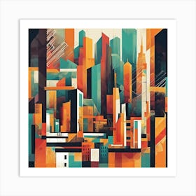 Cityscape 32 Art Print