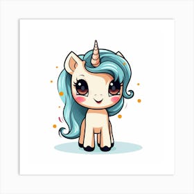 Cute Unicorn 514 Art Print