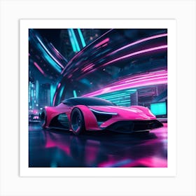 Futuristic Car Art Print