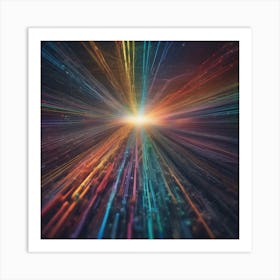 Abstract Space Background 20 Art Print