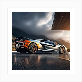 Lamborghini 61 Art Print