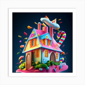 Treehouse of candy 2 Art Print