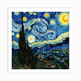 Starry Night 5 Art Print