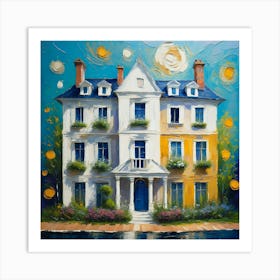 House At Night Art Print