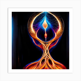 Quantum Chandelier Art Print