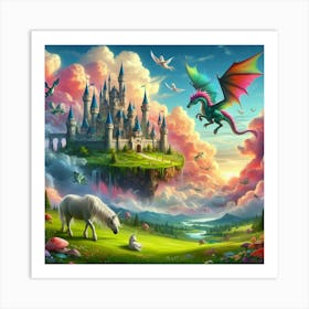 Fairytale Castle 3 Art Print