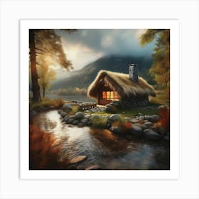 Cabin In The Woods 15 Art Print