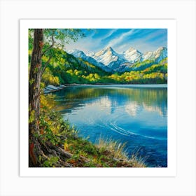 Mountain Lake 21 Art Print