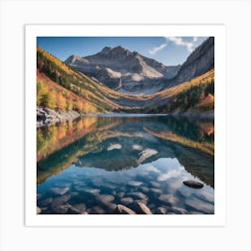 Reflections In A Lake Art Print