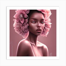 Flower Girl Art Print