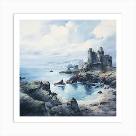 Castle By The Sea Art Print