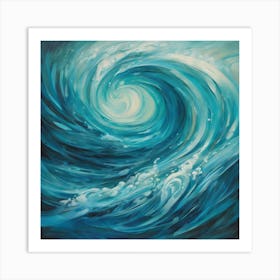 Ocean Wave 1 Art Print