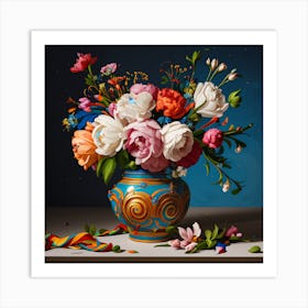 Flowers In A Vase Art Print