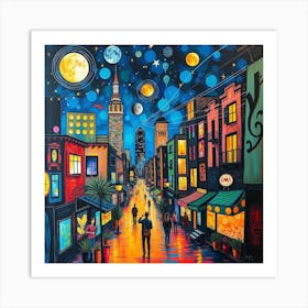 Nightcity Art Print