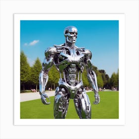 Terminator - Terminator Stock Videos & Royalty-Free Footage Art Print