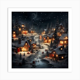 Luminous Lacework of Winter Art Print