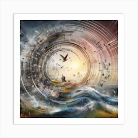 Music Composition. Art Print