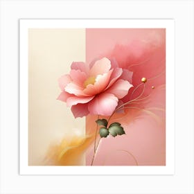 Flower Wallpaper Art Print