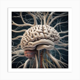 Brain And Nerves 31 Art Print