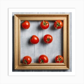 Tomatoes In A Frame 9 Art Print