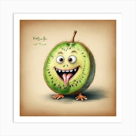 Kiwi Fruit 6 Art Print