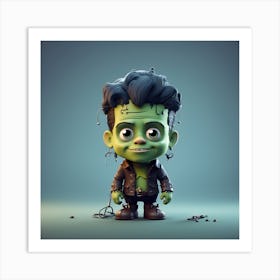 Baby Frankenstein 1 Art Print