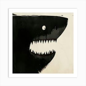 Shabby Shark Art Print