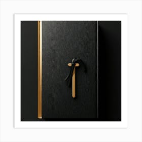 Book With A Wooden Handle Art Print