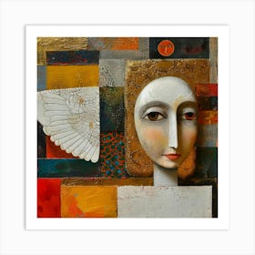 Angel With Only One Wing Art Print