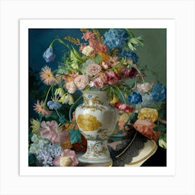 A Captivating Illustration Of A Still Life Paintin V7jzhcprsume48ezye01cw Kyzk9to0rzic0ccjy7zb7g Art Print