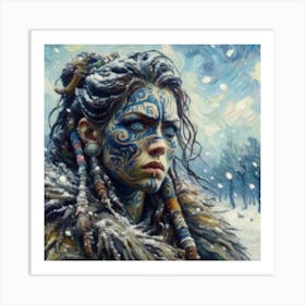 Viking Shield Maiden Art Print