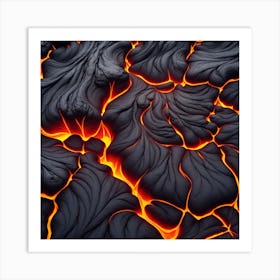 Lava Flow 15 Art Print