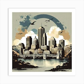 Cityscape 4 Art Print