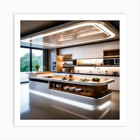 Modern Kitchen Design 13 Art Print