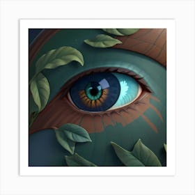 Eye Of The Forest Art Print