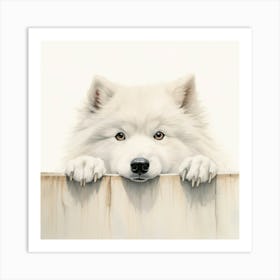 Samoyed 7 Art Print