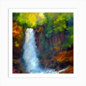 Gallon Waterfall Art Print